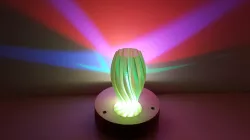 Wave Carved lamp