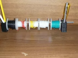 Wire spool holder