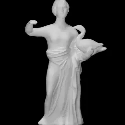Woman with Swan