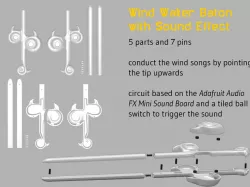 Zelda - The Wind Waker Baton with Sound Effect