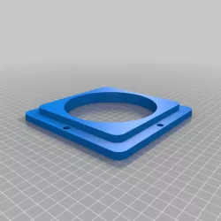 120mm hole router template