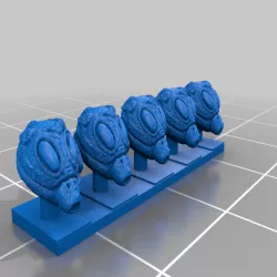 28mm Cobra La Royal Guard head sprue