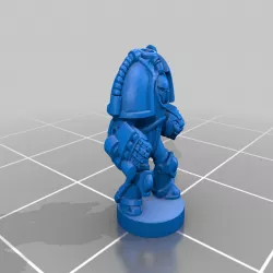 6mm Cosmo Knight, Saturn TacDread Infantry, Assault Config