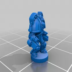 6mm Cosmo Knight, Saturn TacDread Infantry, Gunner Config