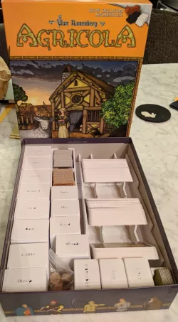 Agricola Board Game Insert