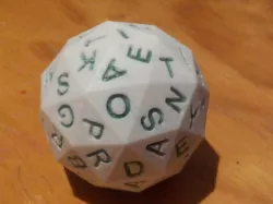 Alphabet Die
