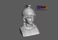 Athena Bust 3D Scan