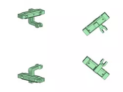 Axial SCX10 Trailer Hitch Bumper mount Scaler Crawler