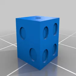 Basic balanced 6 sided die/dice