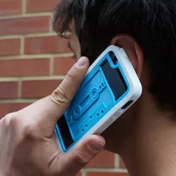 cassette tapes I-phone plate