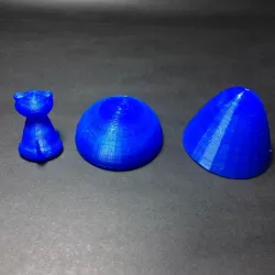 cat inside egg toy