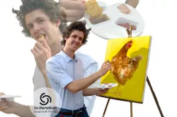 Chicken Nugget Painting Palette