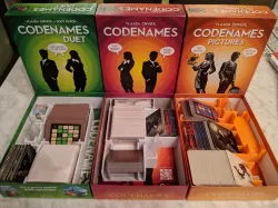Codenames Board Game Inserts (Including Deep Undercover, Duet and Pictures)