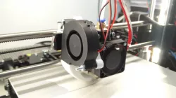 cooling blower bracket and tube for flsun prusa i3 metal frame