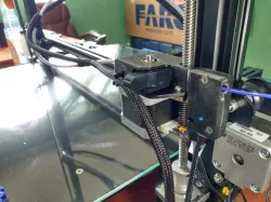 CR-10 S5 Extruder Cover with Filament Sensor attached