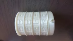 Cryptex - 4 digit - 12 position wheels.