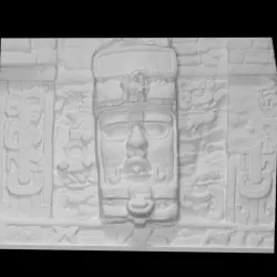 Detail of The Temple of The Masks of Kohunlich [1]