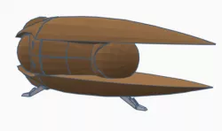Dooku's Solar Sailer (star wars legion scale)