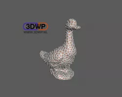 Dual Extrusion Voronoi Duck