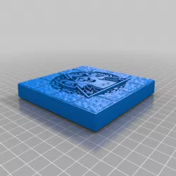 Dungeon Dragons Floor Tile - C-Team Shadow Council - Acquisitions Incorporated 4x4 28mm