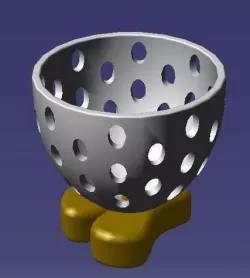 Easter "glass" on the egg