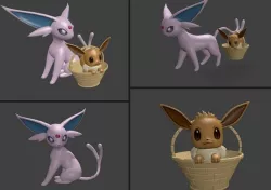 ♡♡ Eevee and Espeon ♡♡
