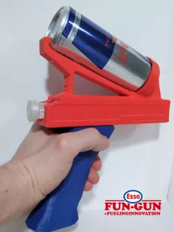 Esso fun-gun water gun #FUELINGINNOVATION