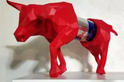 ESSO Red Bull Low Poly Red Bull