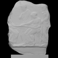 Fragment of a Stele: Girl at Play and Spectactor