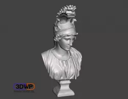 Greek Bust 3D Scan (Dea Roma/Goddess Rome)