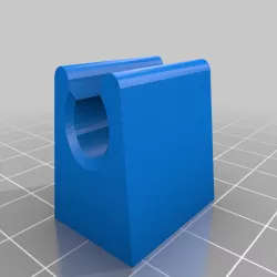 Headlight tilt motor clasp