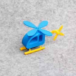 Helicopter toy detachable