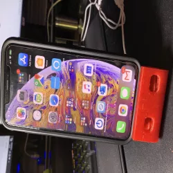 iPhone X Max adjustable stand with charging port