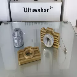 Keychain camera with interchangable lenses