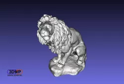 Lion Sculpture (3D Scan)