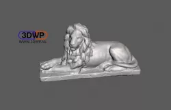 Lion Statue 3D Scan