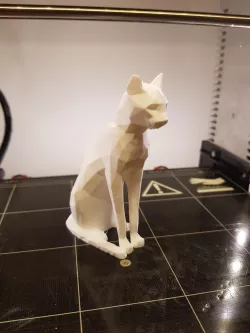 Low Poly British Museum Cat