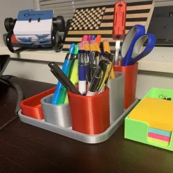 Modular Pen Pencil Holder Containers