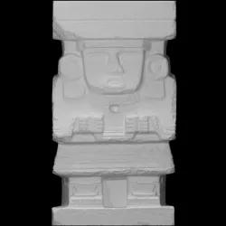 Monumental statue of Chalchiuhtlicue