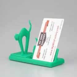 Mr Cat Says Meow Business Card Holder