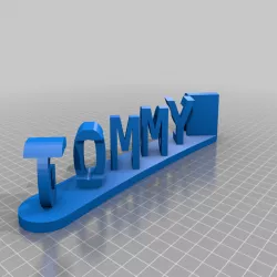My Customized dual words illusion AKA "I Love You" sign 3