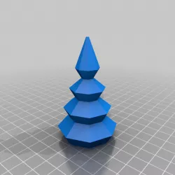 My Customized Vase Mode Christmas Tree 3