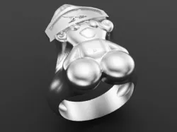 Pirate bear ring