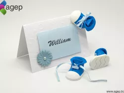 Place Card Decoration - Baby Shoe