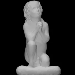 Praying boy
