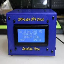QRP-Labs GPS Clock Case (Special) for the Large (4 x 20) display