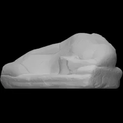 Reclining Man with Drinking Cup