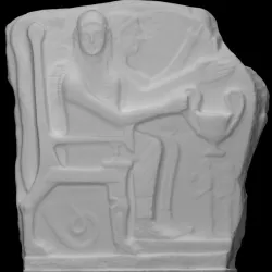 Relief with Heroes and Worshippers