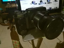Ricoh GXR with A12 Leica M Mount Module Handgrip