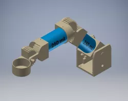 Robotic Arm Can with adjustable positions